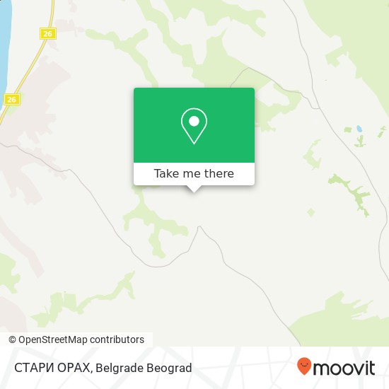 СТАРИ ОРАХ mapa