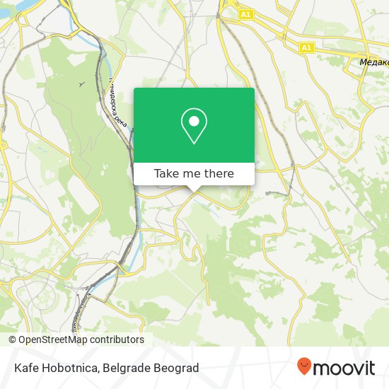 Kafe Hobotnica mapa