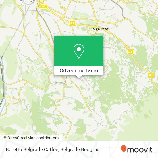 Baretto Belgrade Caffee, Улица Генерала Штефаника 14 11221 Београд mapa