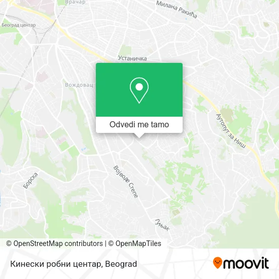 Кинески робни центар mapa