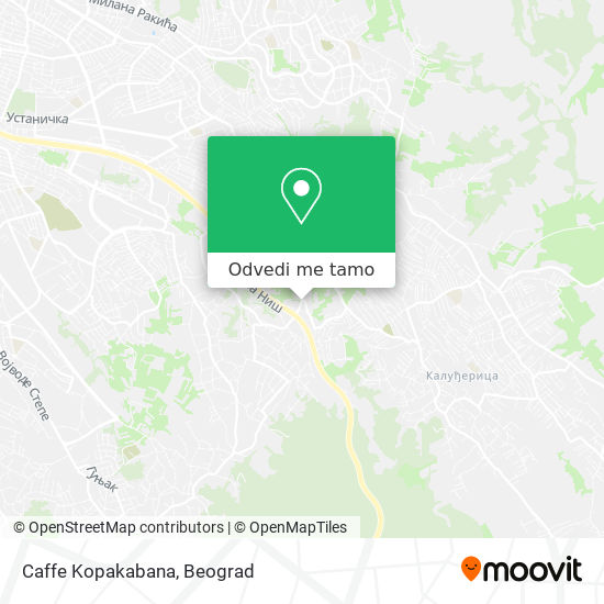 Caffe Kopakabana mapa