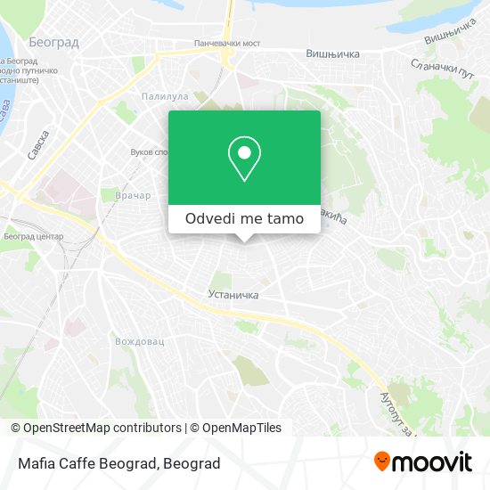 Mafia Caffe Beograd mapa