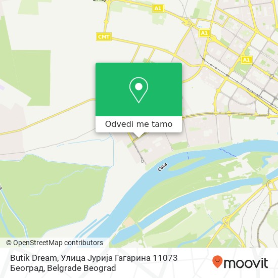 Butik Dream, Улица Јурија Гагарина 11073 Београд mapa