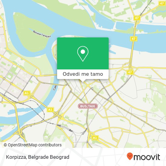 Korpizza, Улица Драгослава Јовановића 11 11103 Београд mapa