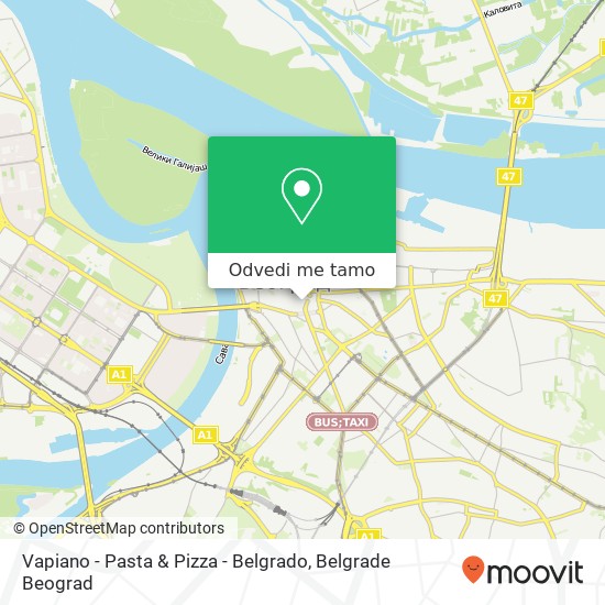 Vapiano - Pasta & Pizza - Belgrado, Улица Кнеза Михаила 11000 Београд mapa
