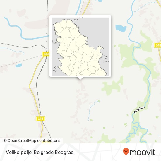 Veliko polje mapa