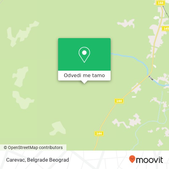 Carevac mapa