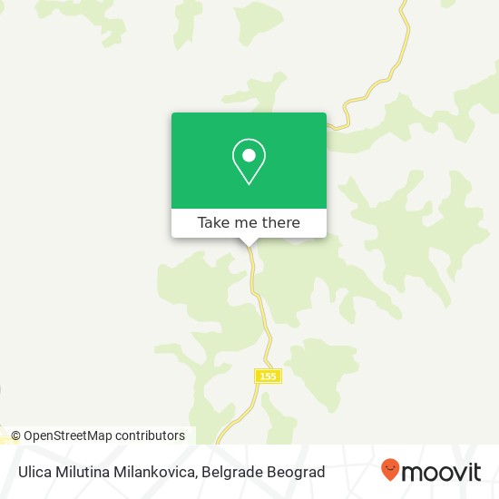 Ulica Milutina Milankovica mapa