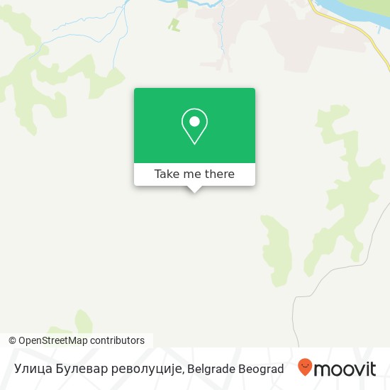 Улица Булевар револуције mapa