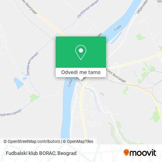 Fudbalski klub BORAC mapa