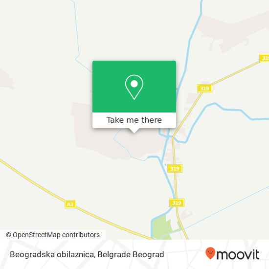 Beogradska obilaznica mapa