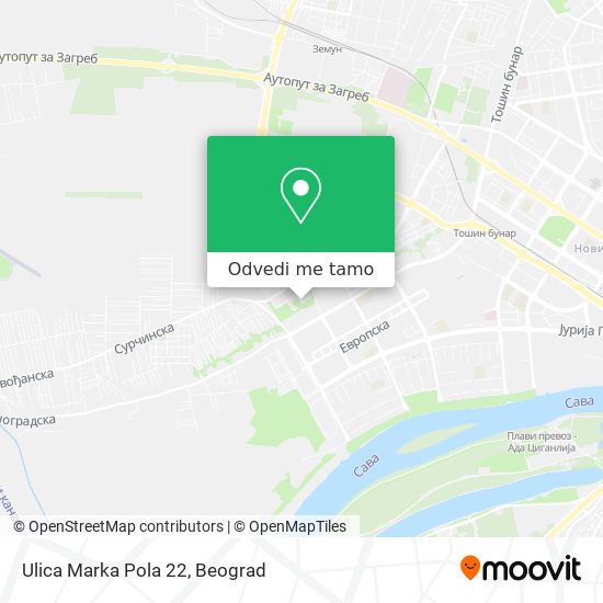 Ulica Marka Pola 22 mapa