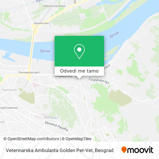 Veterinarska Ambulanta Golden Pet-Vet mapa