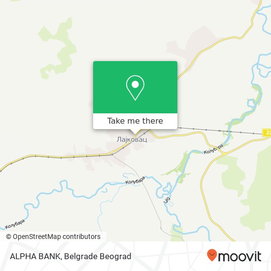 ALPHA BANK mapa