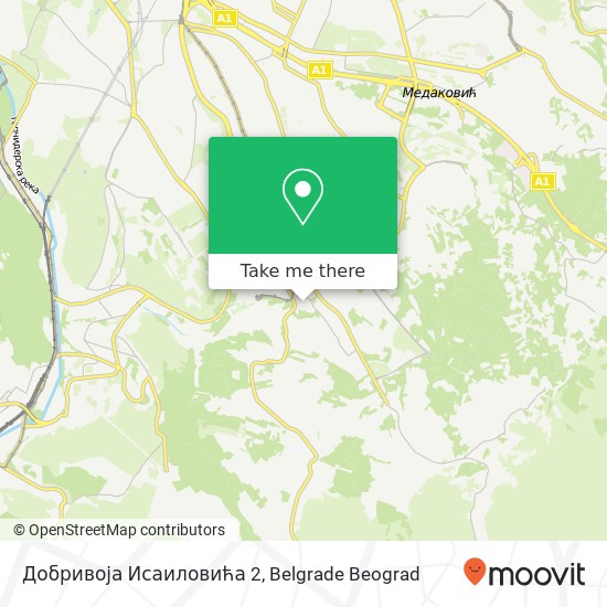 Добривоја Исаиловића 2 mapa