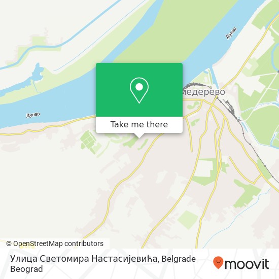 Улица Светомира Настасијевића mapa