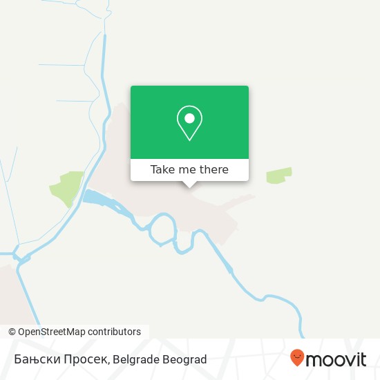 Бањски Просек mapa