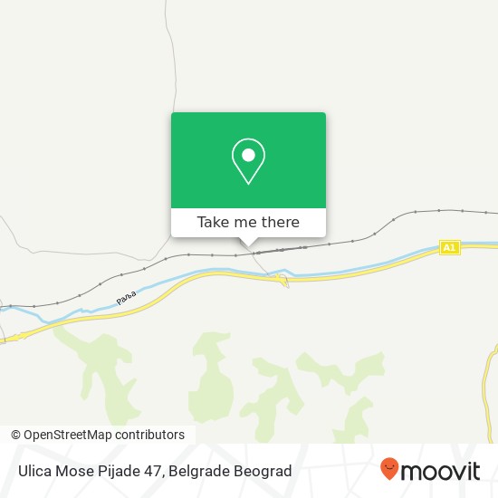 Ulica Mose Pijade 47 mapa