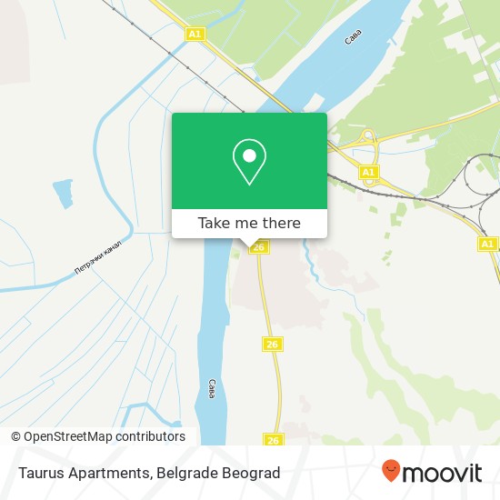 Taurus Apartments mapa