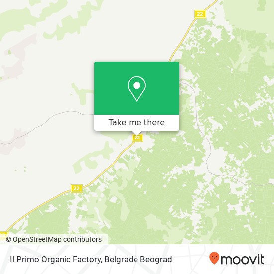 Il Primo Organic Factory mapa