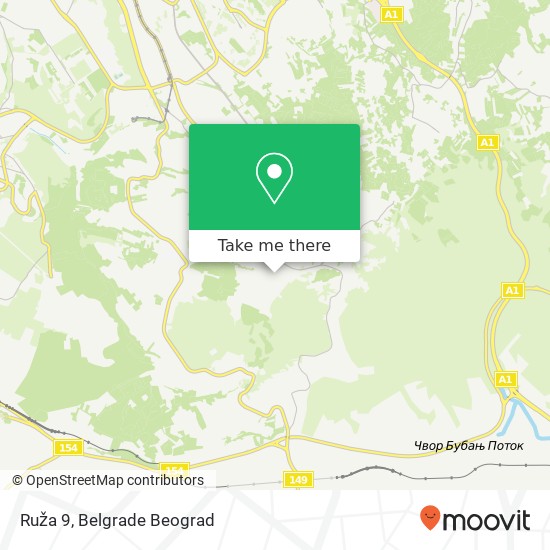 Ruža 9 mapa