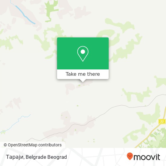 Тараји mapa