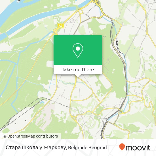 Стара школа у Жаркову mapa