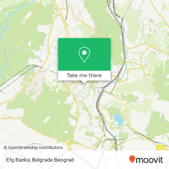 Efg Banka mapa