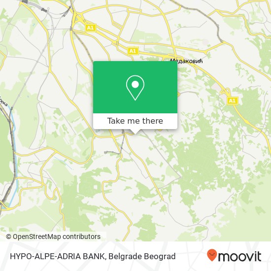 HYPO-ALPE-ADRIA BANK mapa