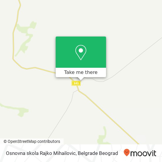 Osnovna skola Rajko Mihailovic mapa