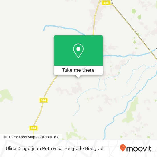 Ulica Dragoljuba Petrovica mapa