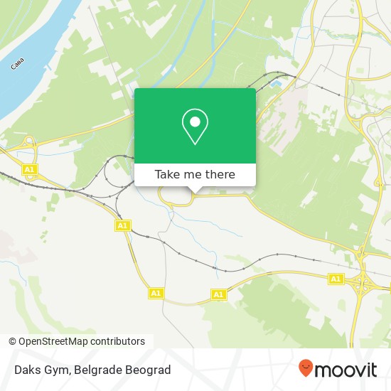 Daks Gym mapa