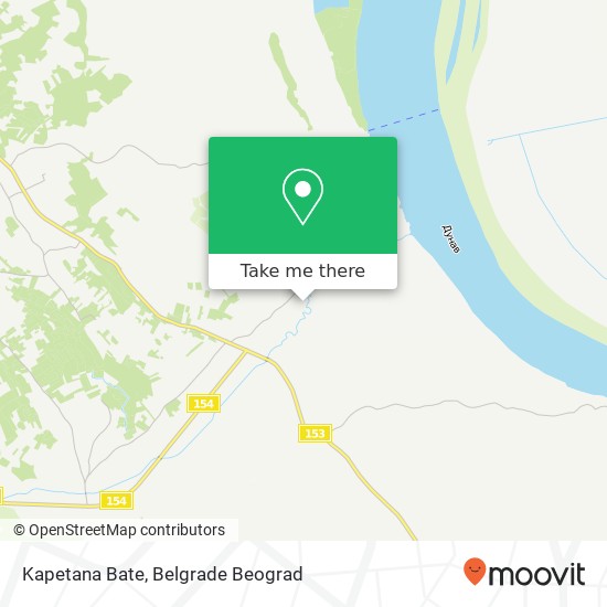 Kapetana Bate mapa