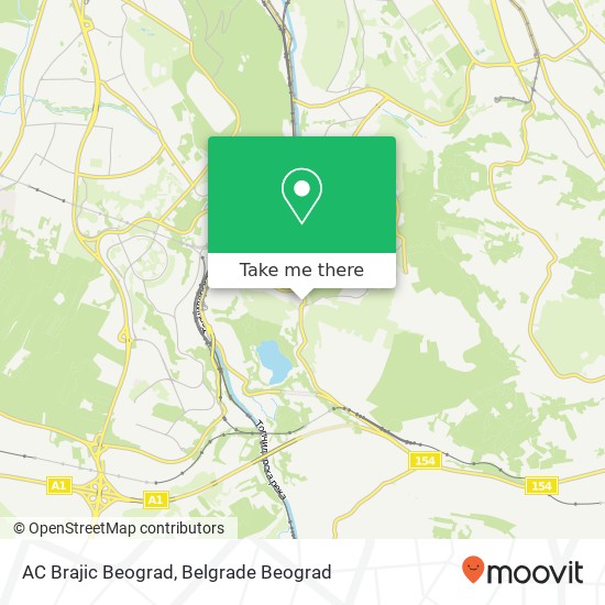 AC Brajic Beograd mapa