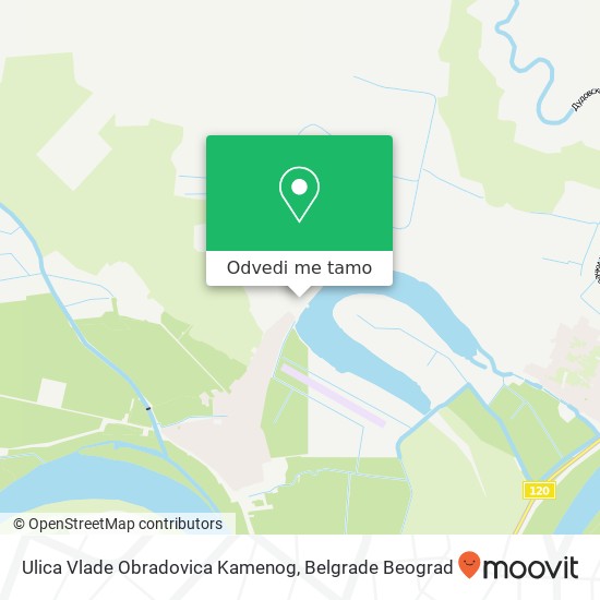 Ulica Vlade Obradovica Kamenog mapa