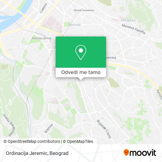 Ordinacija Jeremic mapa