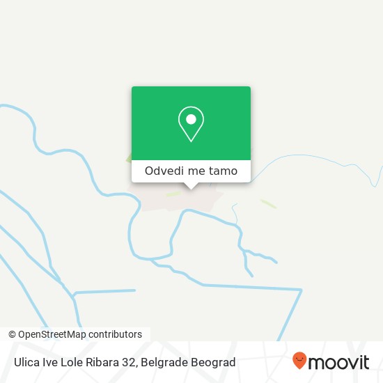 Ulica Ive Lole Ribara 32 mapa