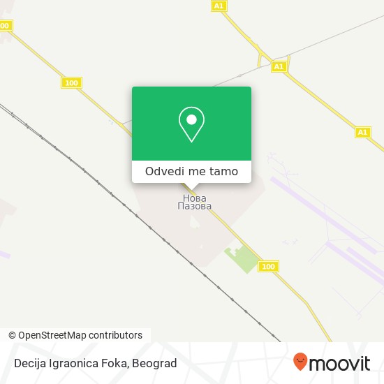 Decija Igraonica Foka mapa