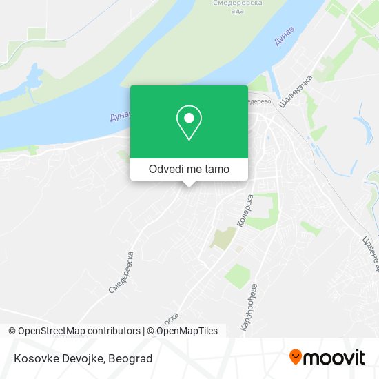 Kosovke Devojke mapa