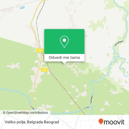 Veliko polje mapa