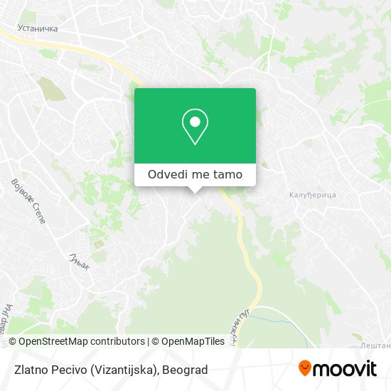 Zlatno Pecivo (Vizantijska) mapa