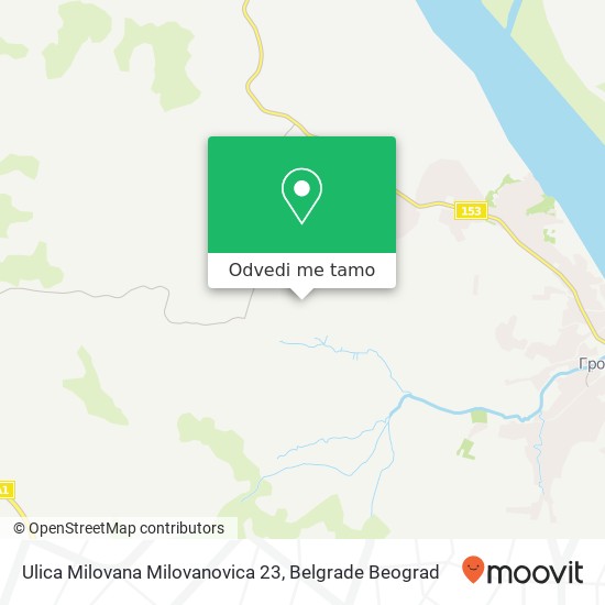 Ulica Milovana Milovanovica 23 mapa