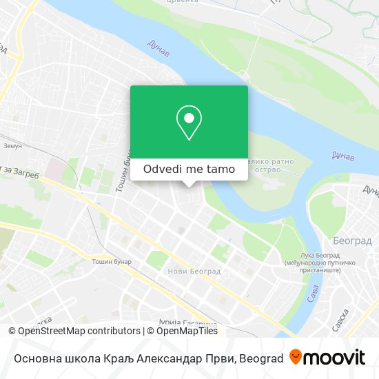 Основна школа Краљ Александар Први mapa