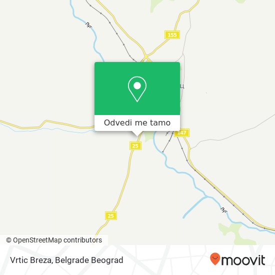 Vrtic Breza mapa