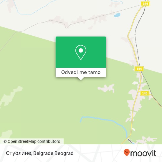 Стублине mapa