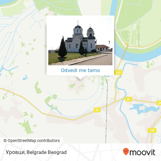 Уровци mapa