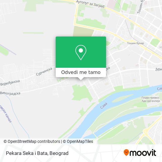 Pekara Seka i Bata mapa