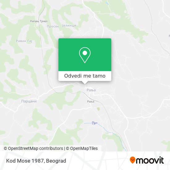 Kod Mose 1987 mapa