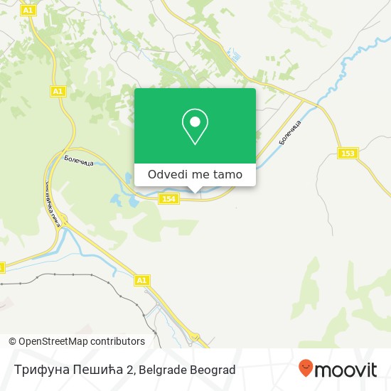 Трифуна Пешића 2 mapa