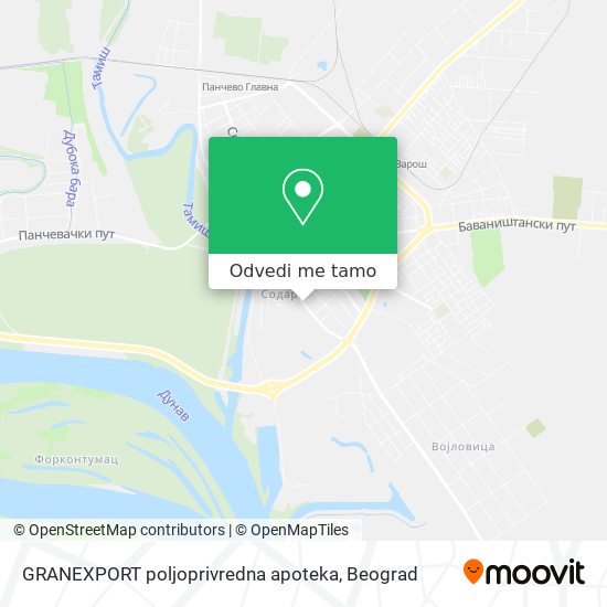 GRANEXPORT poljoprivredna apoteka mapa